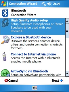 PDA: přenos obrázků přes Bluetooth